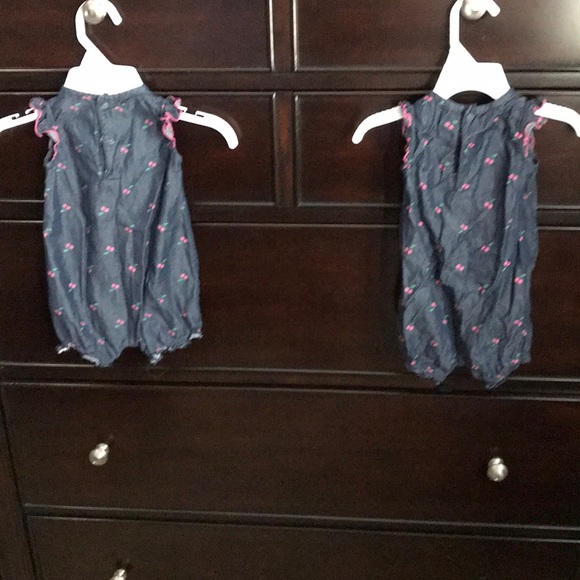 Twin Matching 🍒 Rompers - Picture 3 of 6